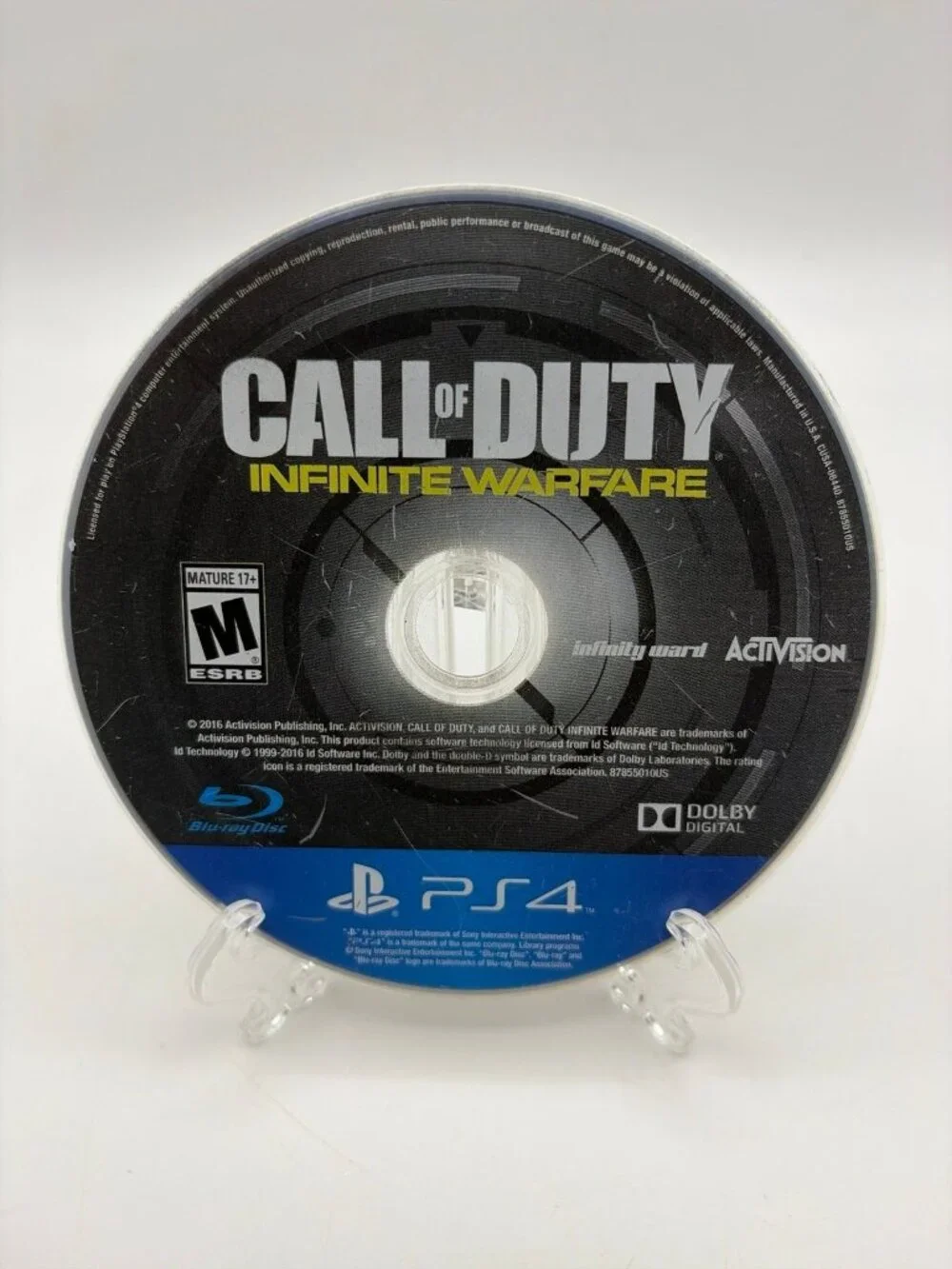 Call of Duty: Infinite Warfare (PlayStation 4, 2016) Disc Only Tested Works